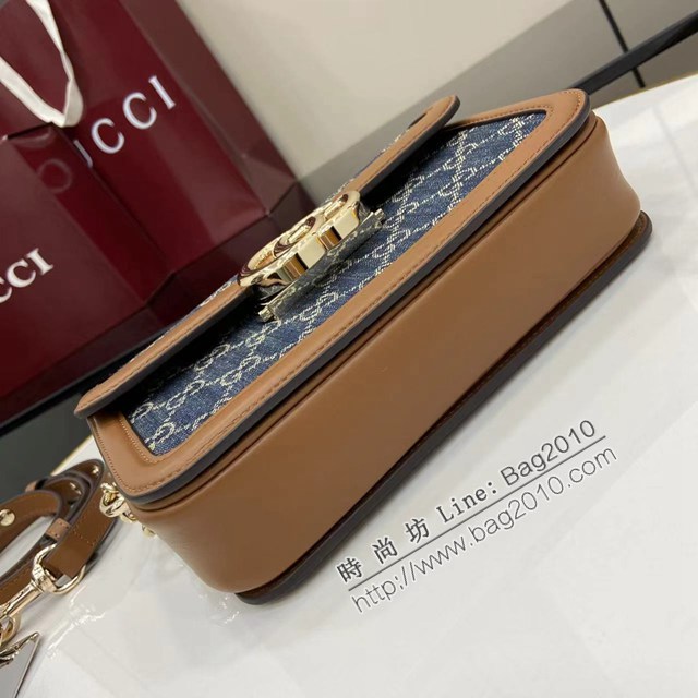 Gucci專櫃古馳最新款2025春夏Go系列鏈條肩背包 jh2980型號：826761